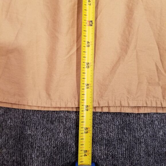 Old Navy Women's Mocha Brown Smocked Cut‎ Out Back Sun Dress Size 4X - Picture 5 of 8